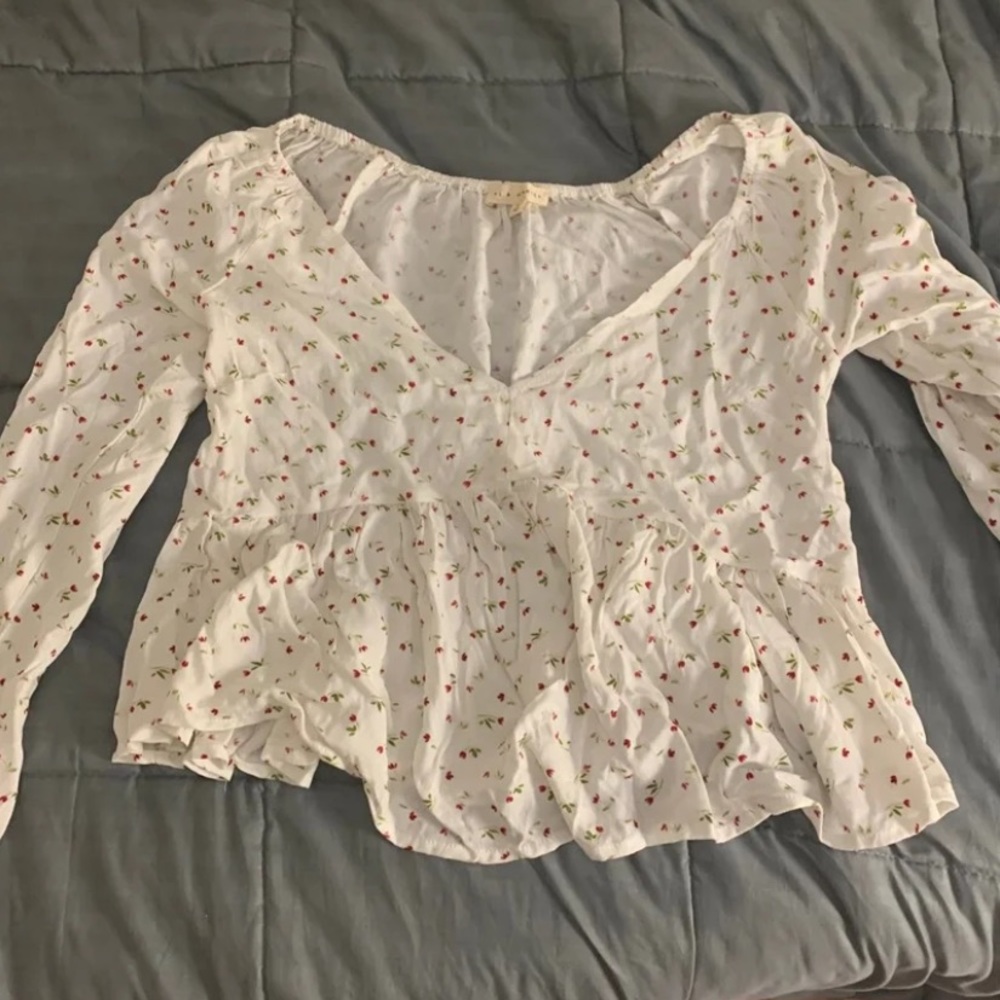 pacsun la hearts floral top